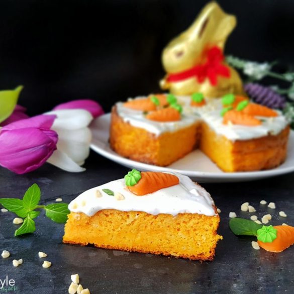 Gesunder Karottenkuchen zu Ostern